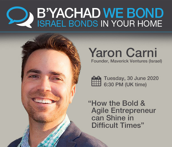 Israel Bonds B'yachad We Bond - Yaron Carni - 30 June 2020