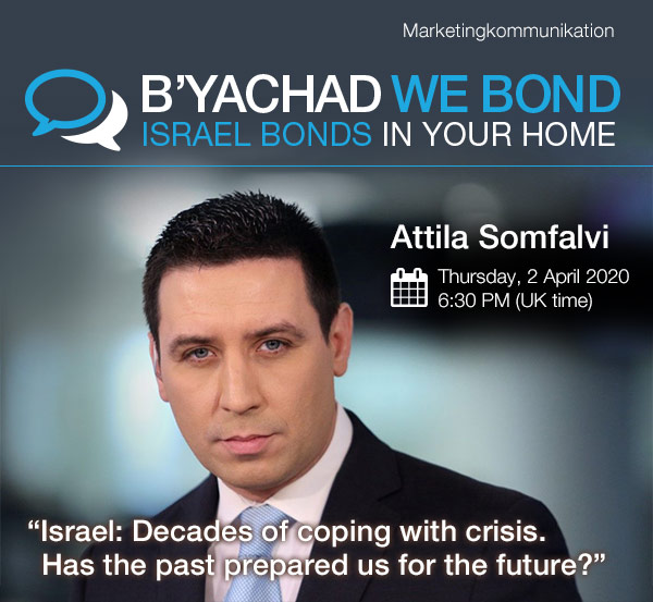 Israel Bonds B'yachad We Bond - Attile Somfalvi - 2 April 2020