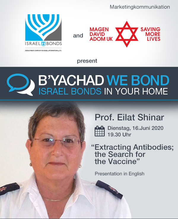 Israel Bonds B'yachad We Bond - Prof. Eilat Shinar - 16 June 2020